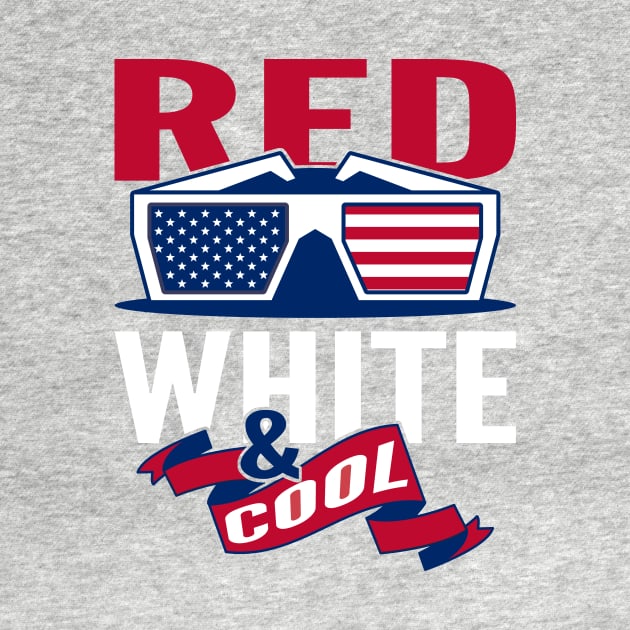 RED WHITE AND COOL American Summer by Scarebaby